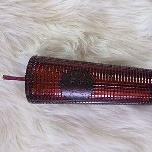 Starbucks Berry Disco Grid Studded Cold Cup Tumbler
